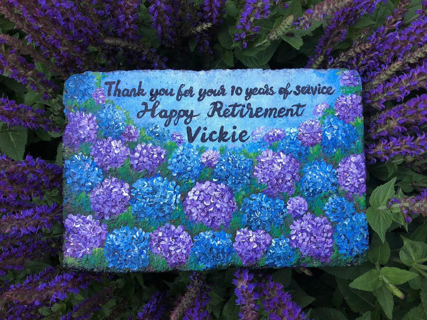 Daisy Memorial Stone 6x9"