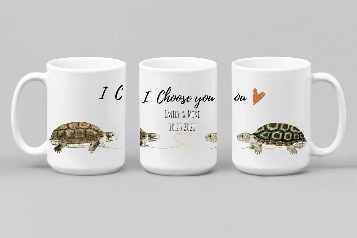 Turtle Couple Mug