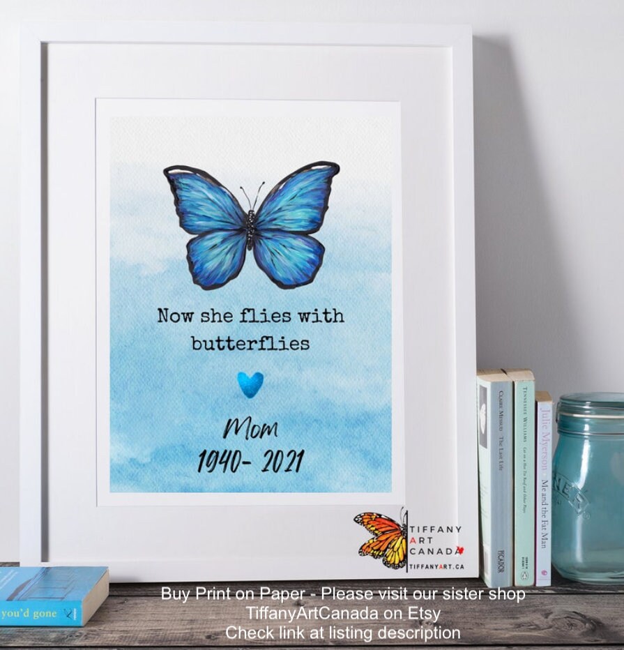 Butterfly Memorial Mug