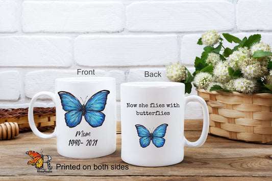 Butterfly Memorial Mug