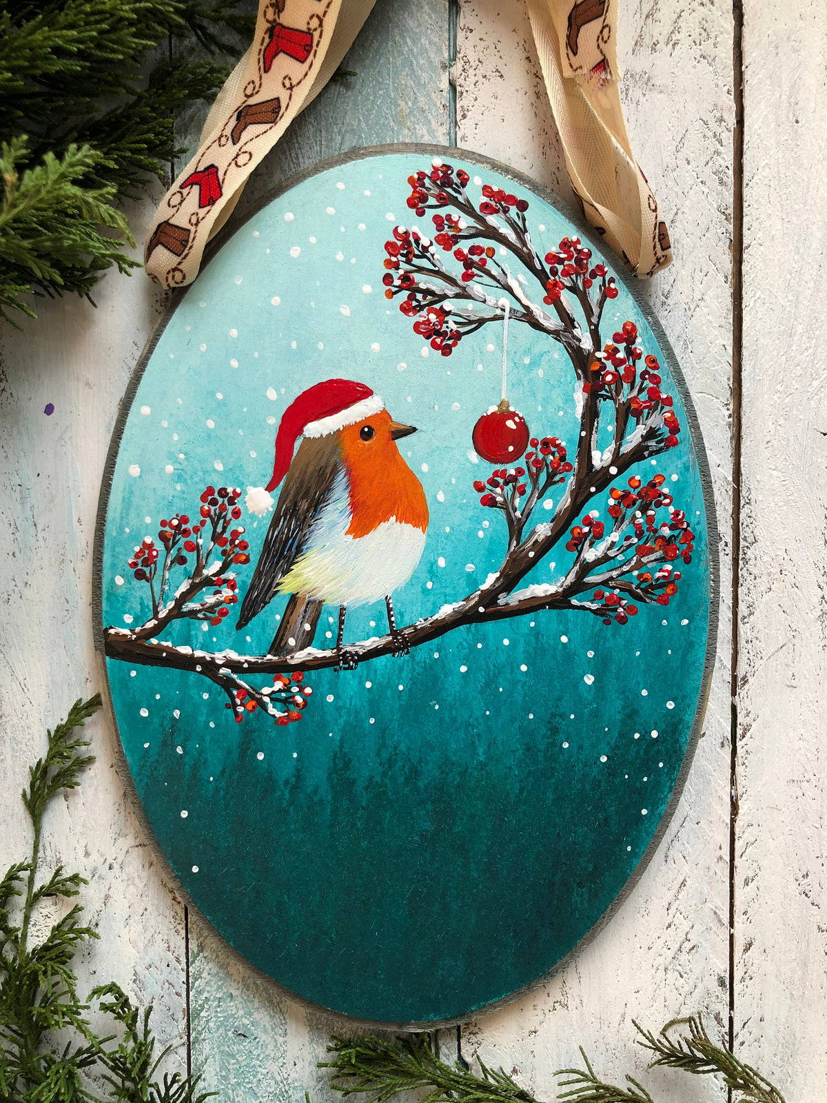 My First Christmas robin ornament - photo 2