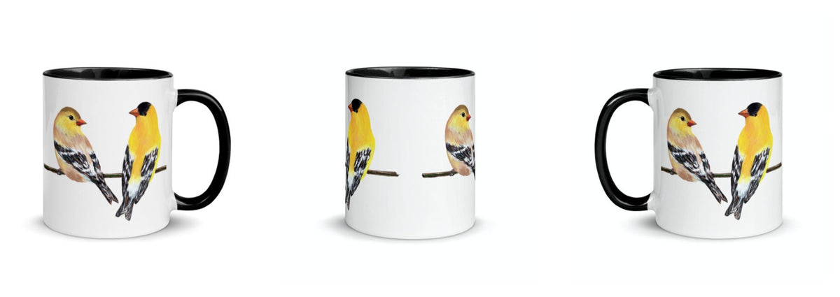 Goldfinch Couple Mug