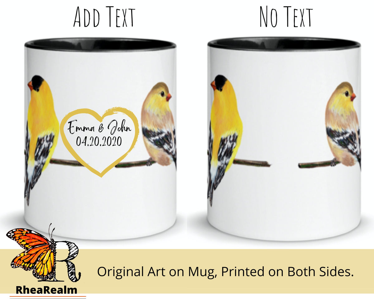 Goldfinch Couple Mug