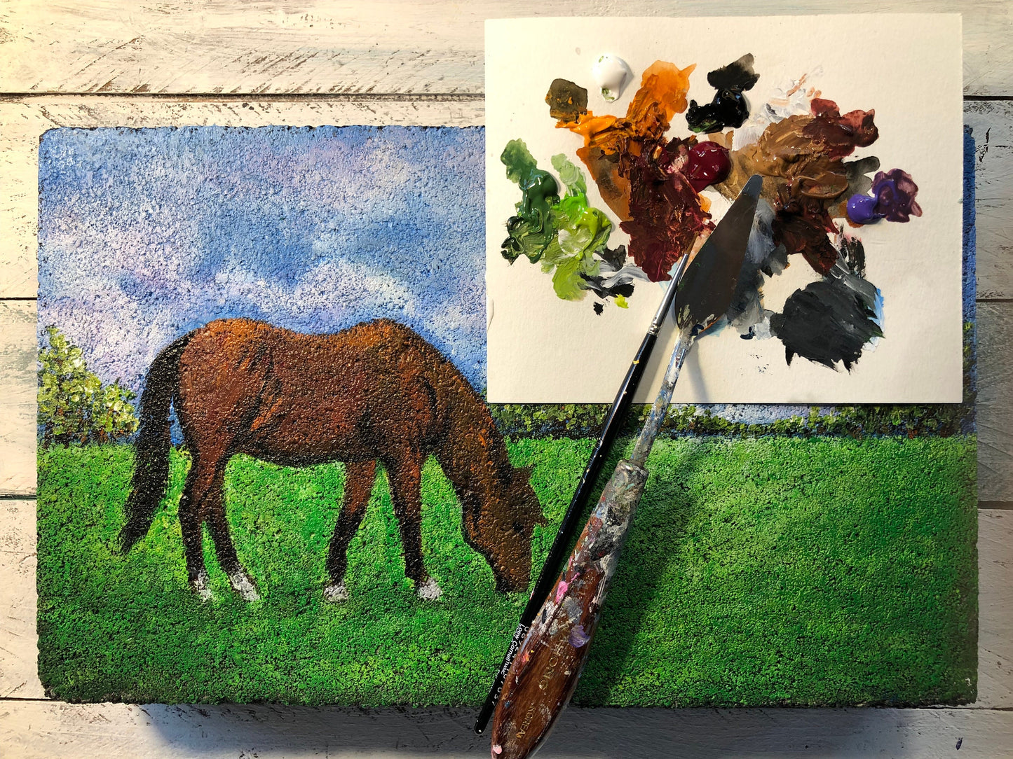 Horse Retirement Stone 6.25x6.25" (2)