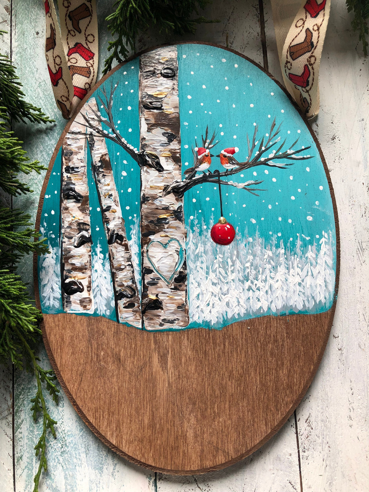 Our First Christmas love birds ornament - photo 2