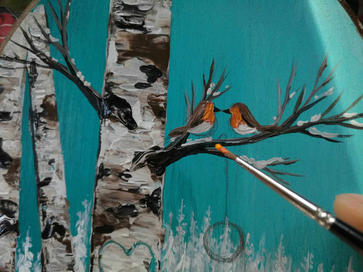 Our First Christmas love birds ornament - photo 6