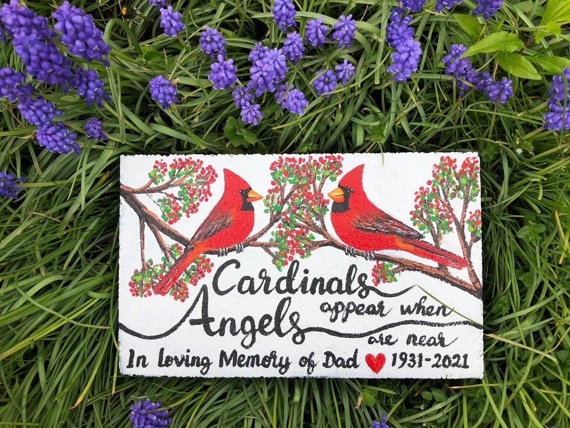 Robin Memorial Stone 7.5x12"
