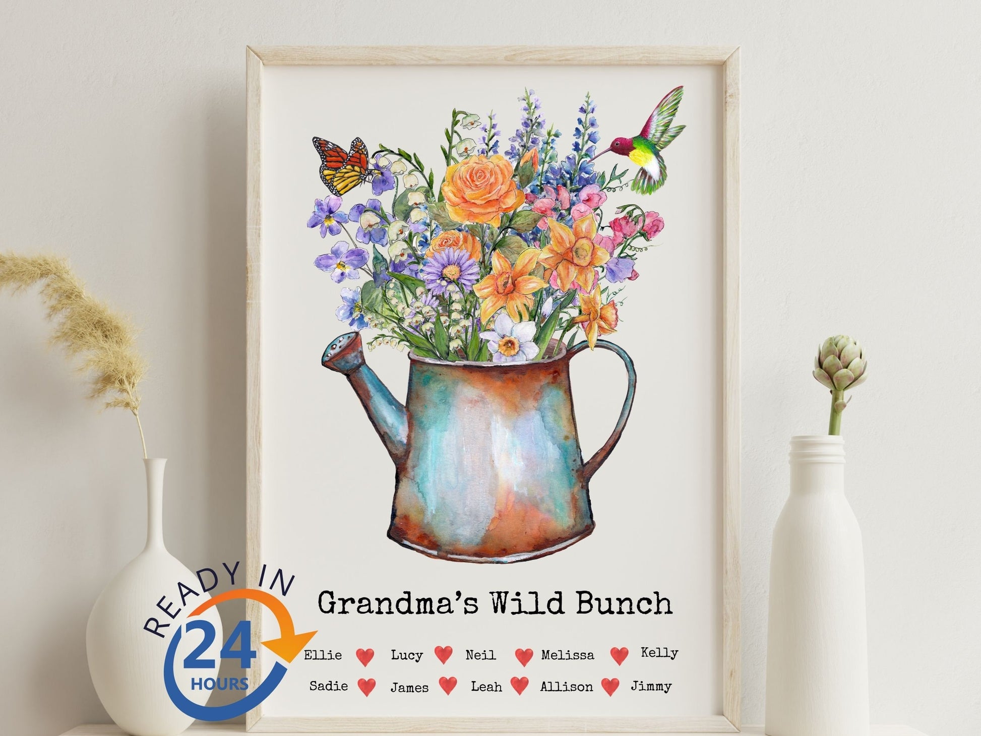 Birth Flower Digital Print
