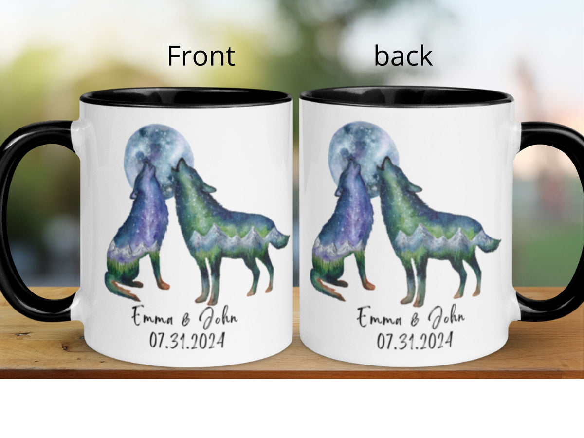 Wolf Couple Mug