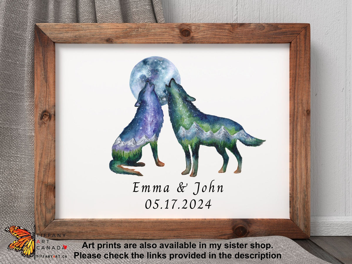 Wolf Couple Mug