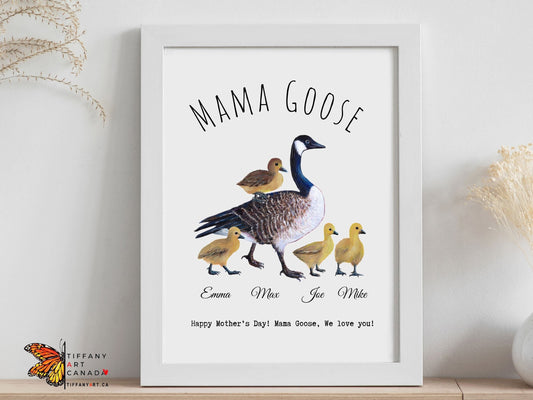 Personalized Family Print (Mama Goose)