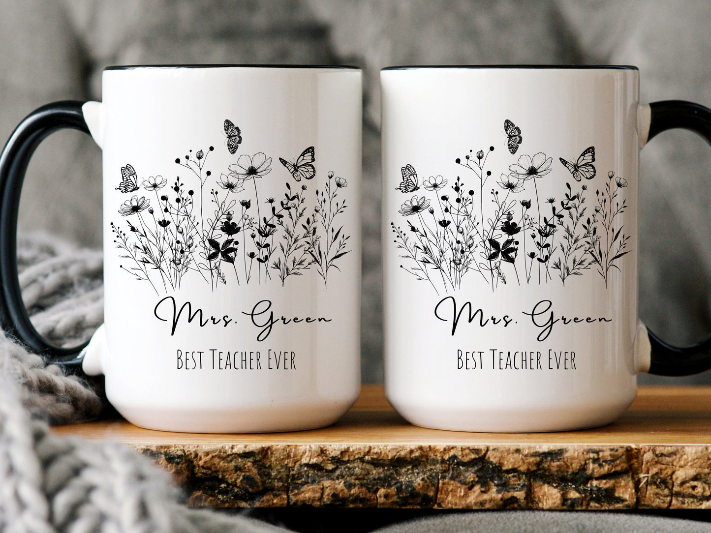 Personalized Best Teacher Ever Mug, End of Year Teacher Mug, Worlds Best Teacher, Coffee Mug Gift, Gift for Teacher, Best Teacher Gift