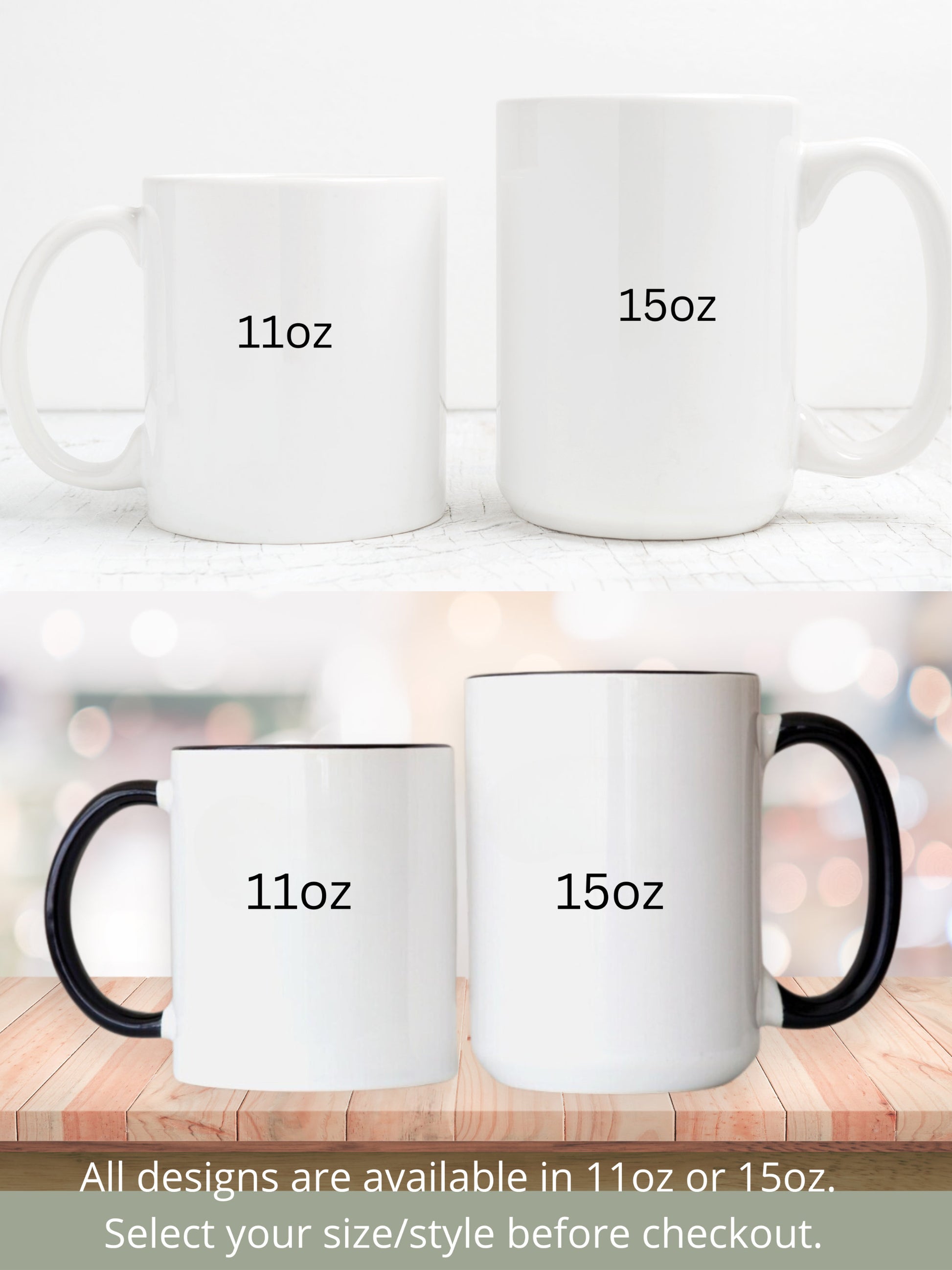 Personalized Teacher Mug, Custom Name Forest Coffee Mug, Gift for Teacher, End of Year Teacher Appreciation Gift