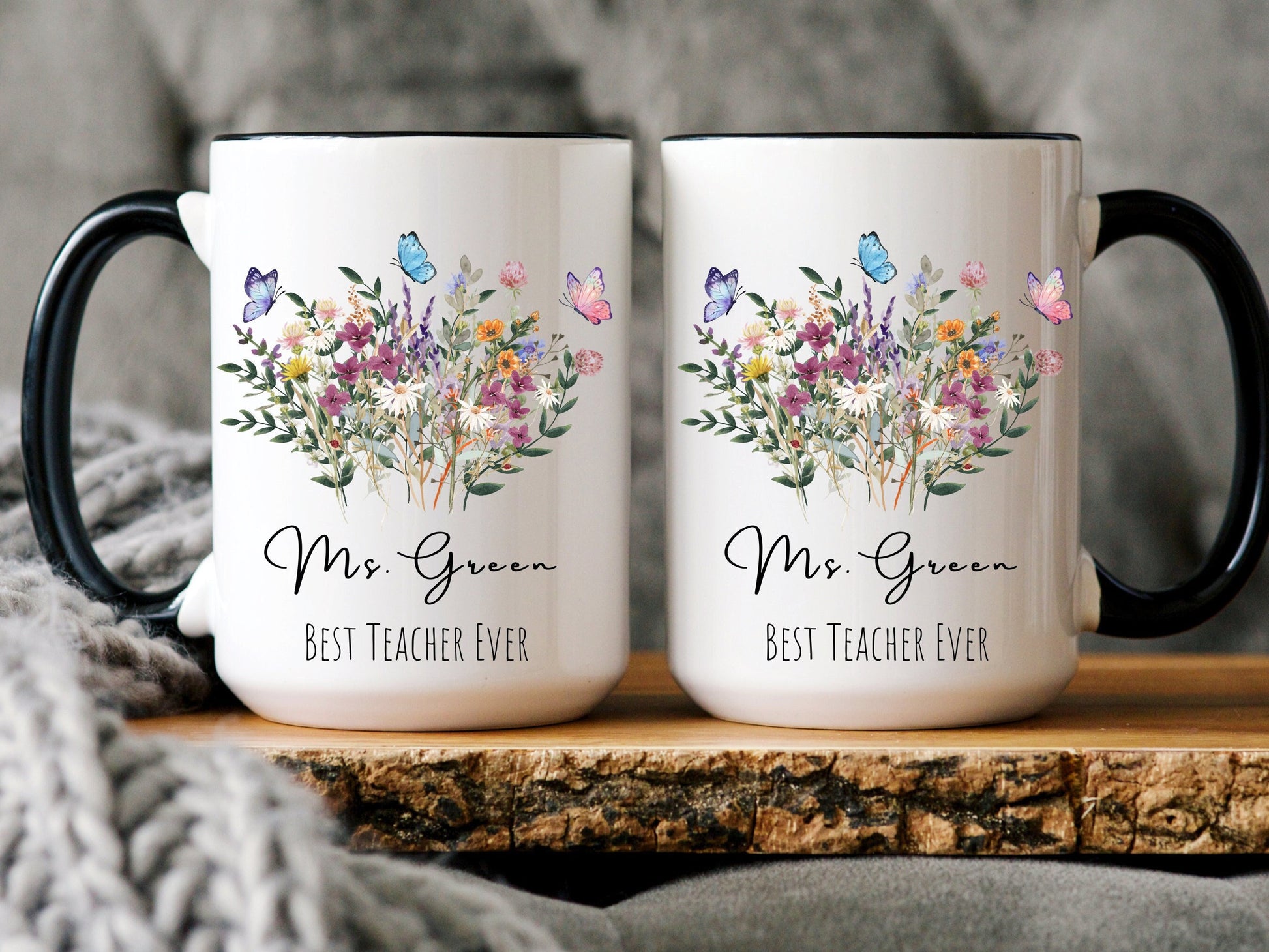 Personalized Best Teacher Ever Mug, End of Year Teacher Mug, Worlds Best Teacher, Coffee Mug Gift, Gift for Teacher, Best Teacher Gift