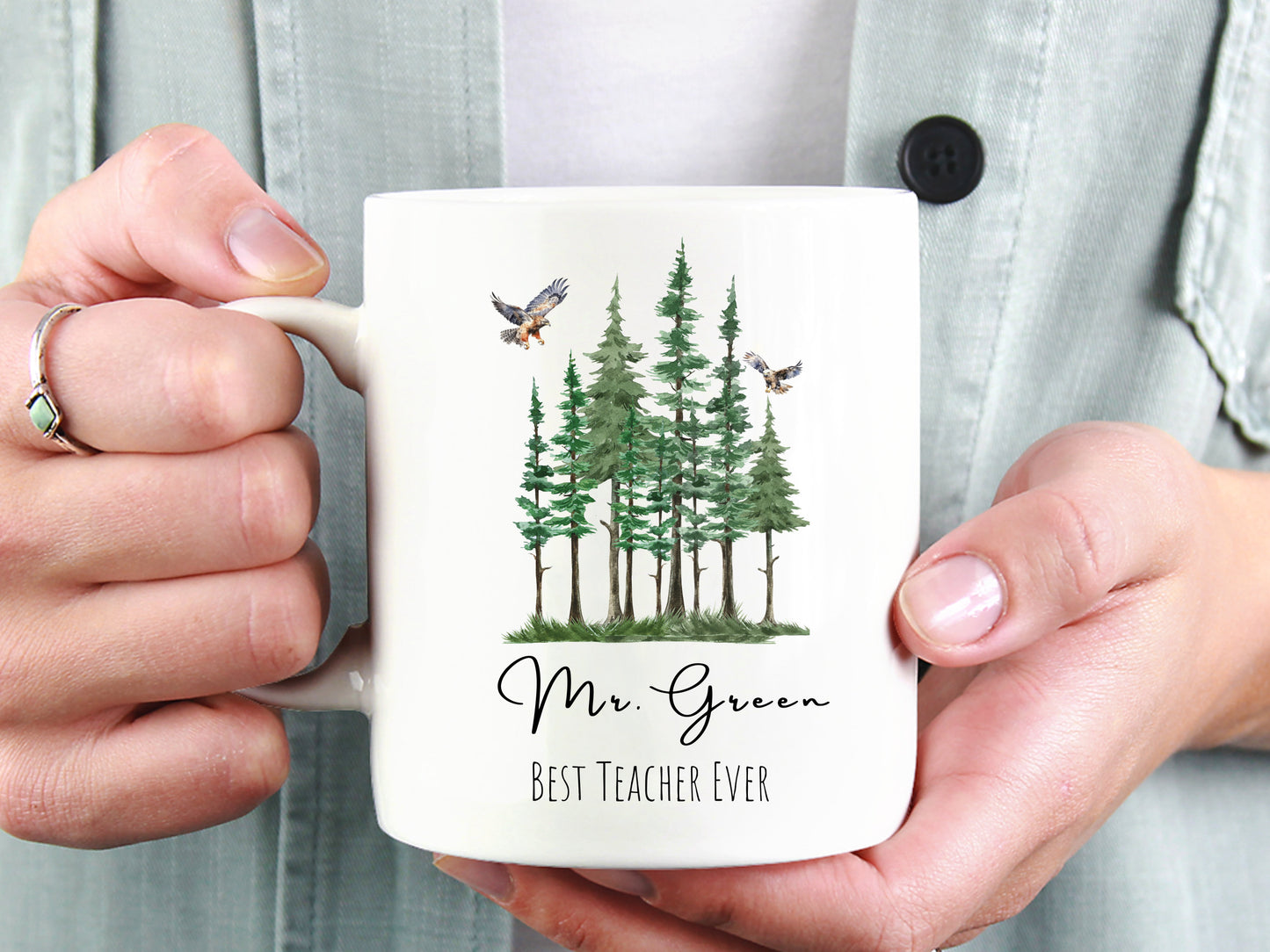 Personalized Best Teacher Ever Mug, End of Year Teacher Mug, Worlds Best Teacher, Coffee Mug Gift, Gift for Teacher, Best Teacher Gift