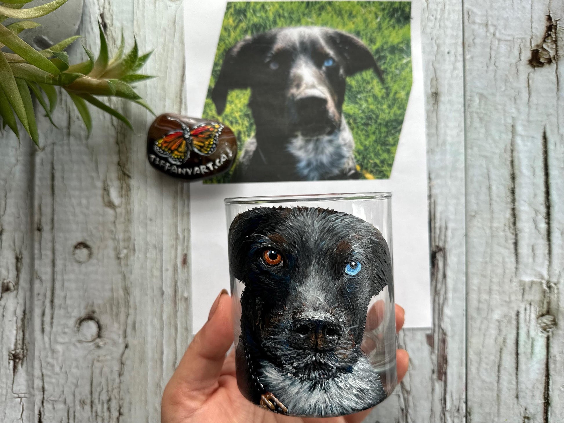 Custom Wine Glass from your photo, Pet Wine Glass, Hand Painted Wine Glass, Personalized Wine Glass, Pet Portrait Wine Glass, Pet Gift