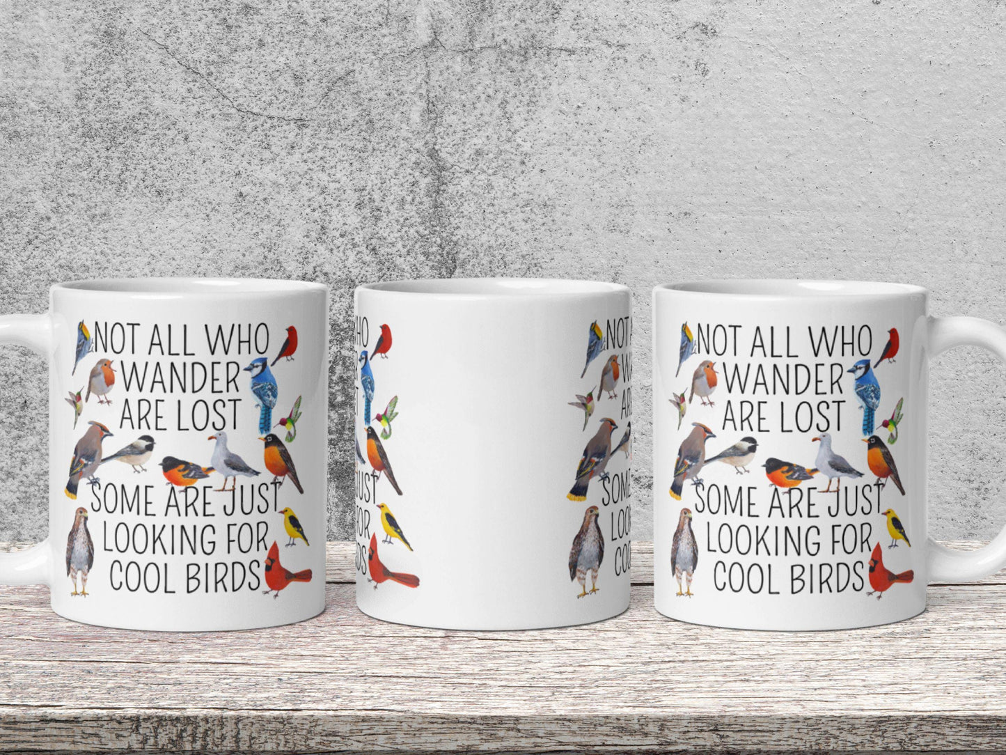 Personalized Bird Lover Mug: Custom Birdwatching Gift
