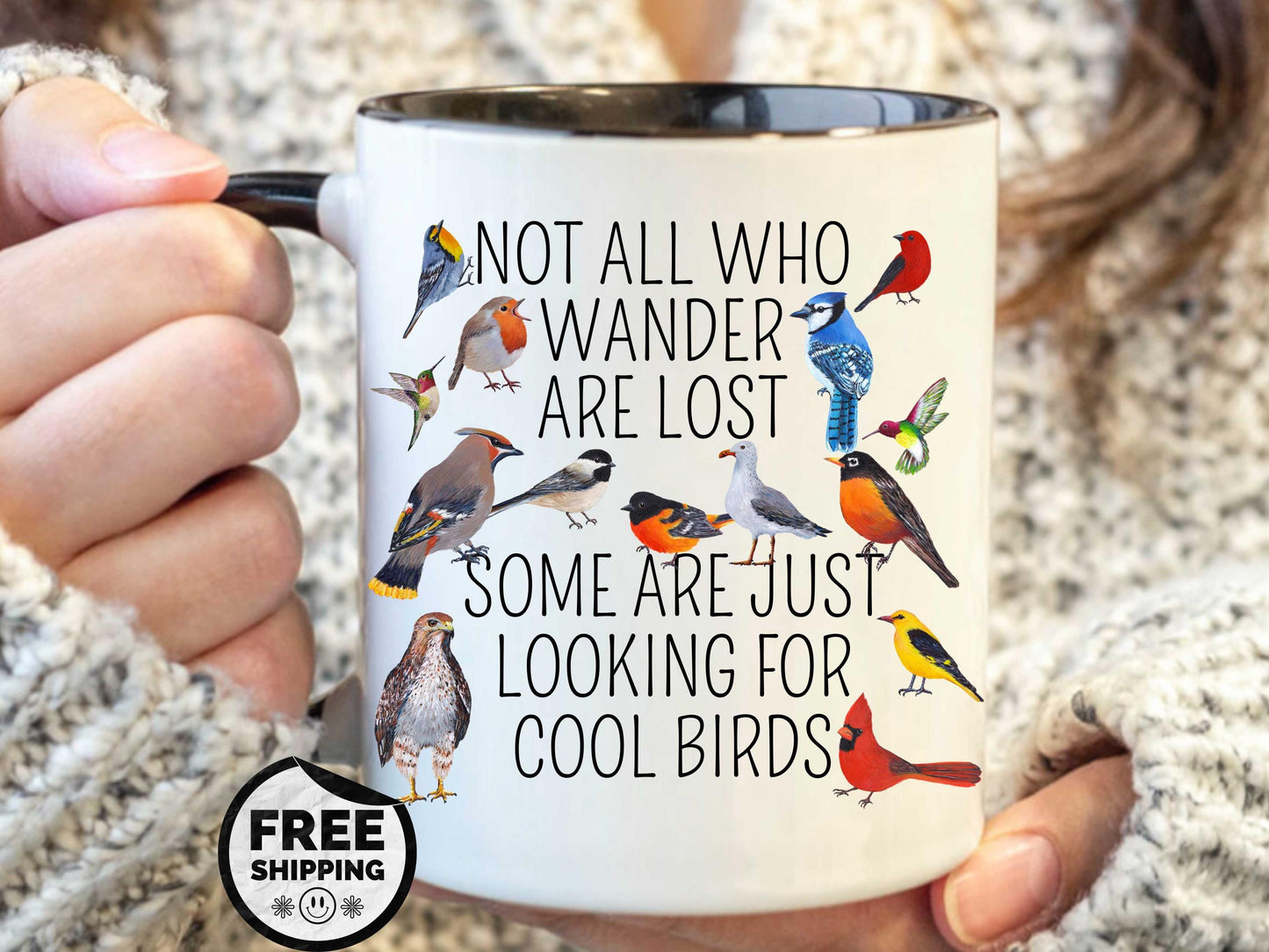 Personalized Bird Lover Mug: Custom Birdwatching Gift
