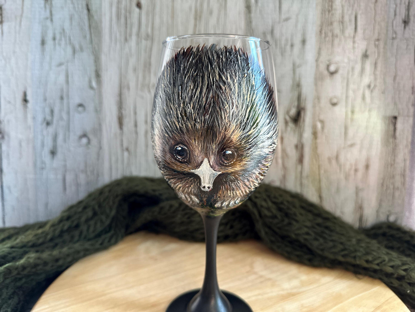 Custom French Bulldog Portrait Wine Glass: Hand-Painted Pet Art