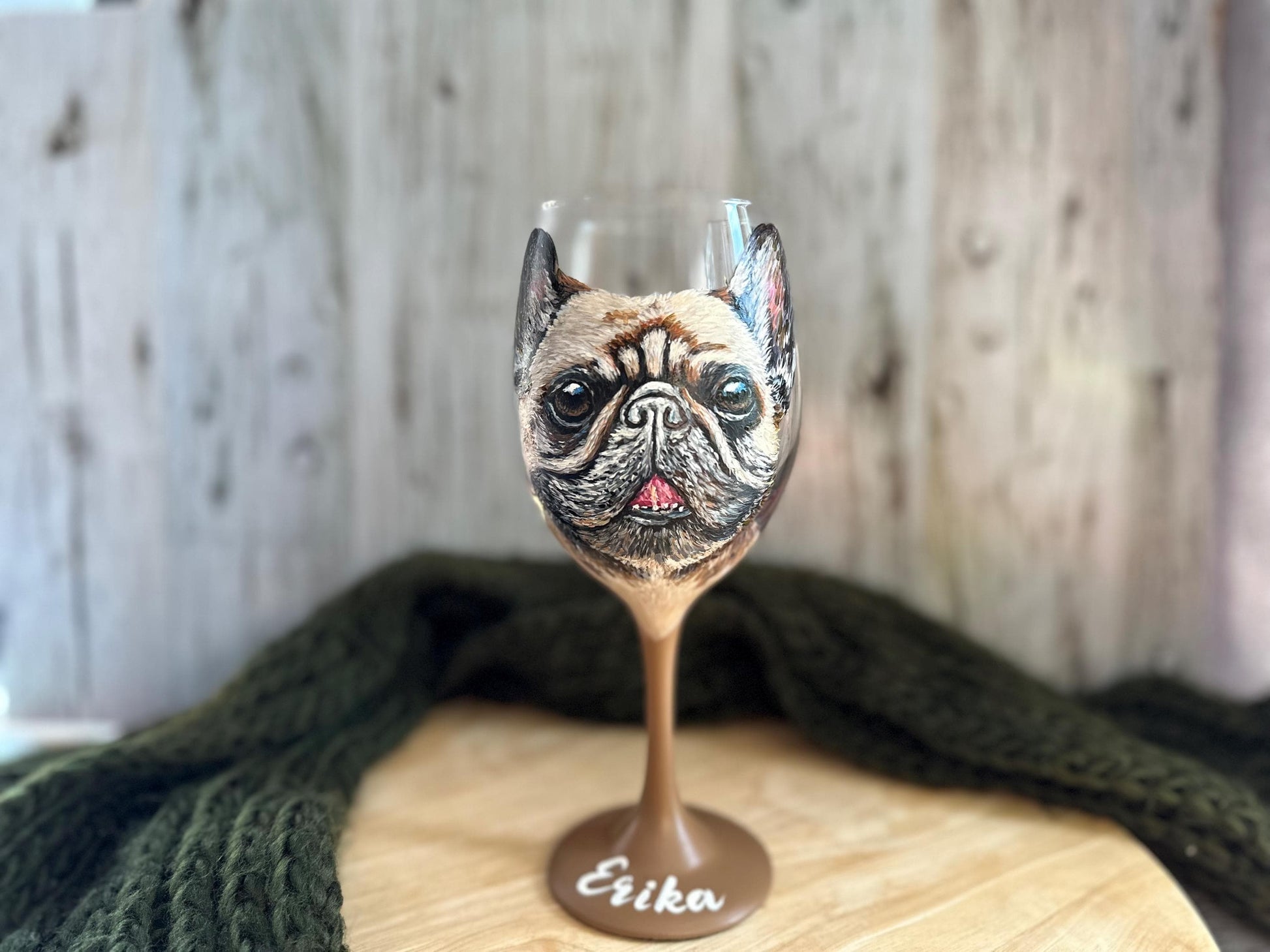 Custom Echidna Wine Glass from Your Photo, Pet Portrait Painting, Hand Painted Echidna Portrait, Echidna lover Gift, Echidna Mom Gift