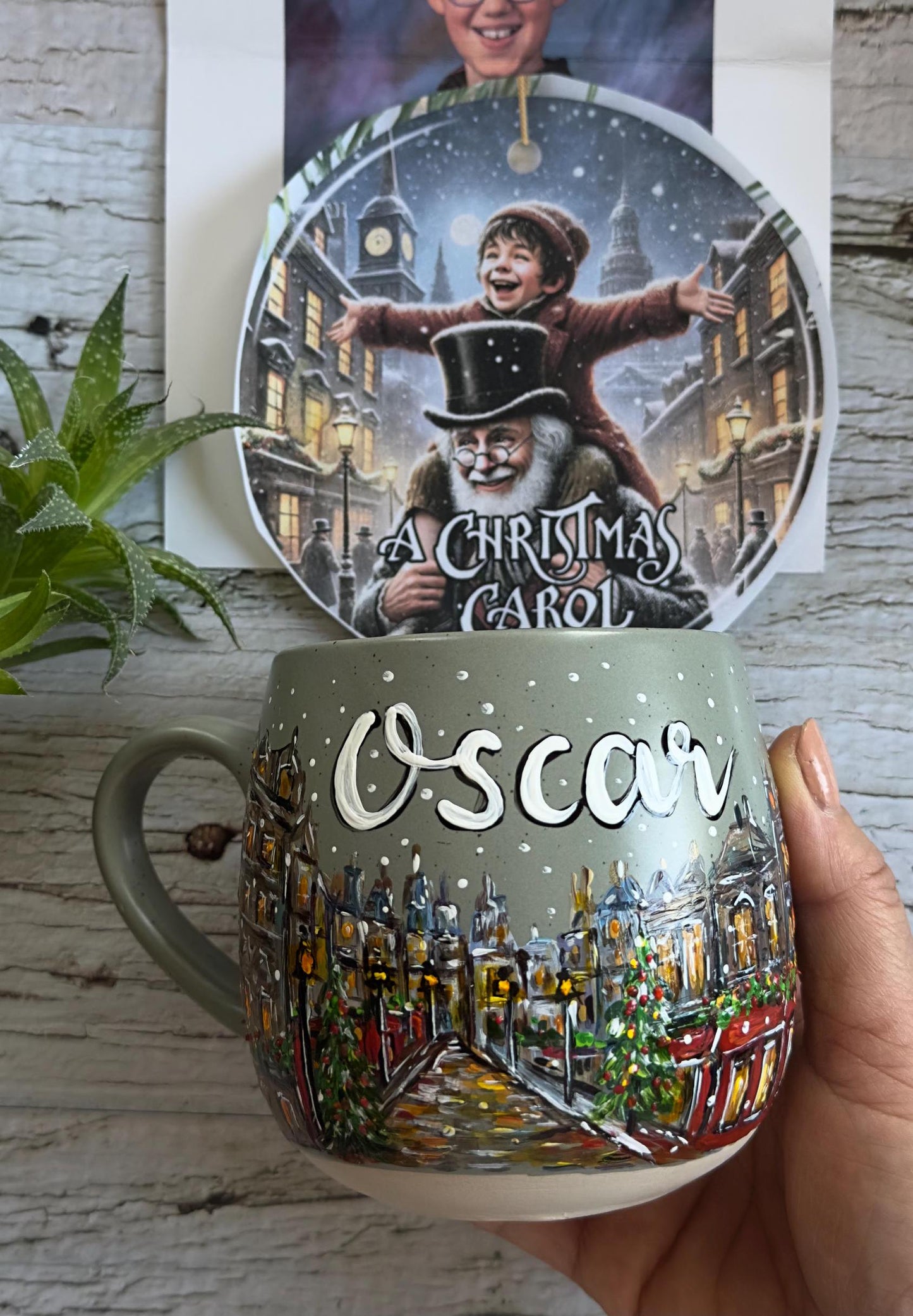 Hand Painted Portrait Mug: Custom Photo Ceramic Gift