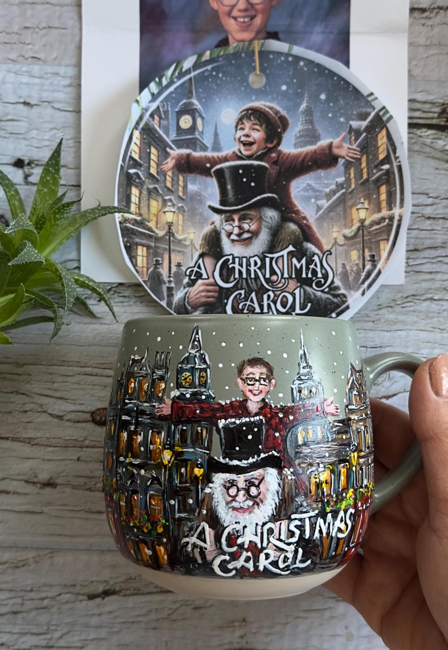 Hand Painted Portrait Mug: Custom Photo Ceramic Gift