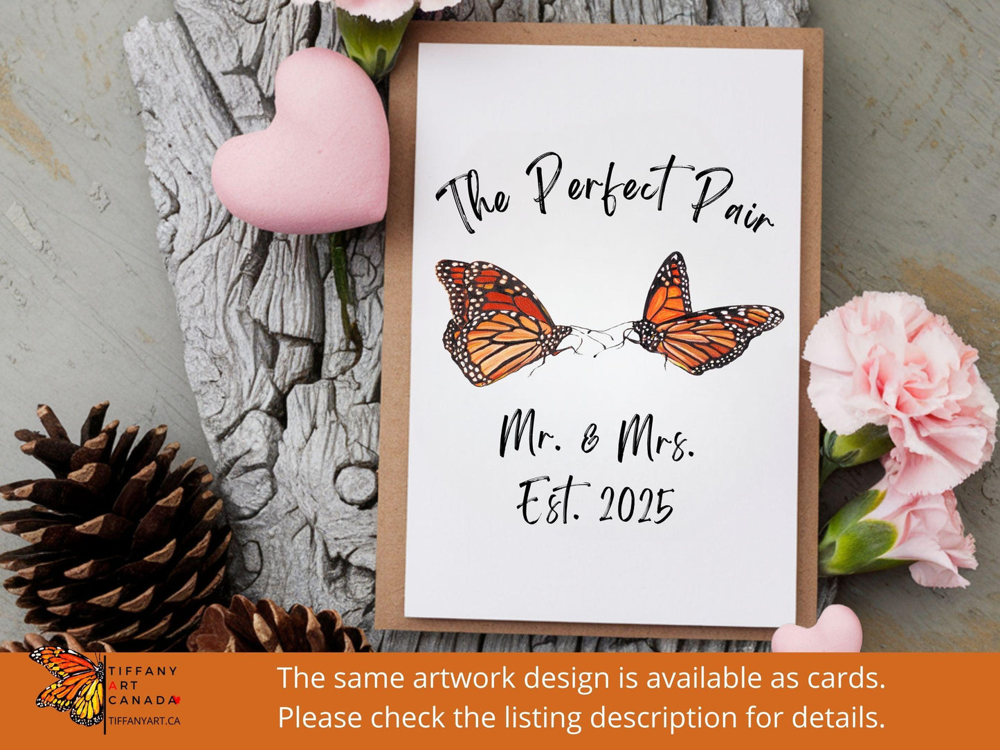 Personalized Butterfly Mug: Custom Couple's Gift