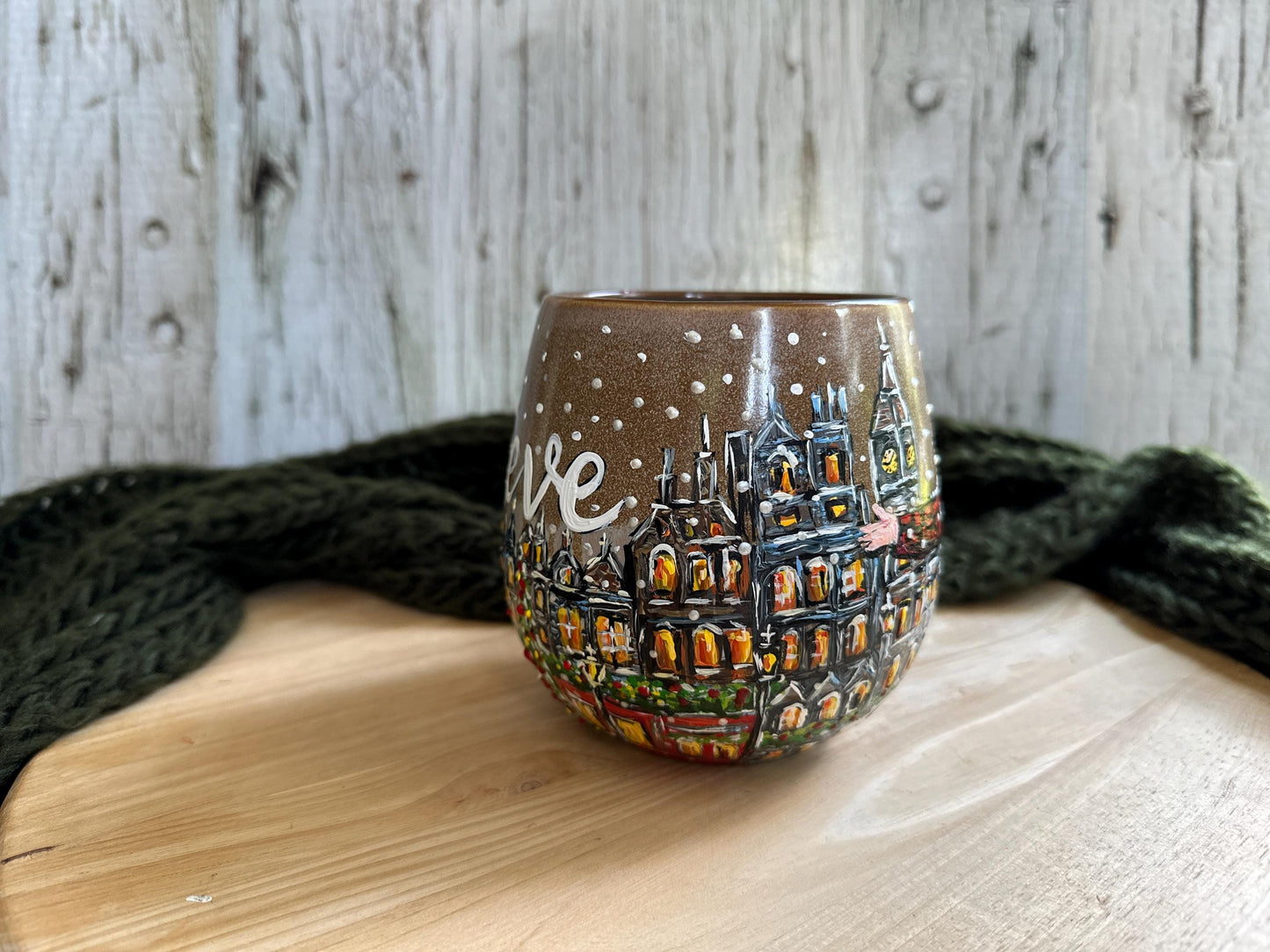 Hand Painted Portrait Mug: Custom Photo Ceramic Gift