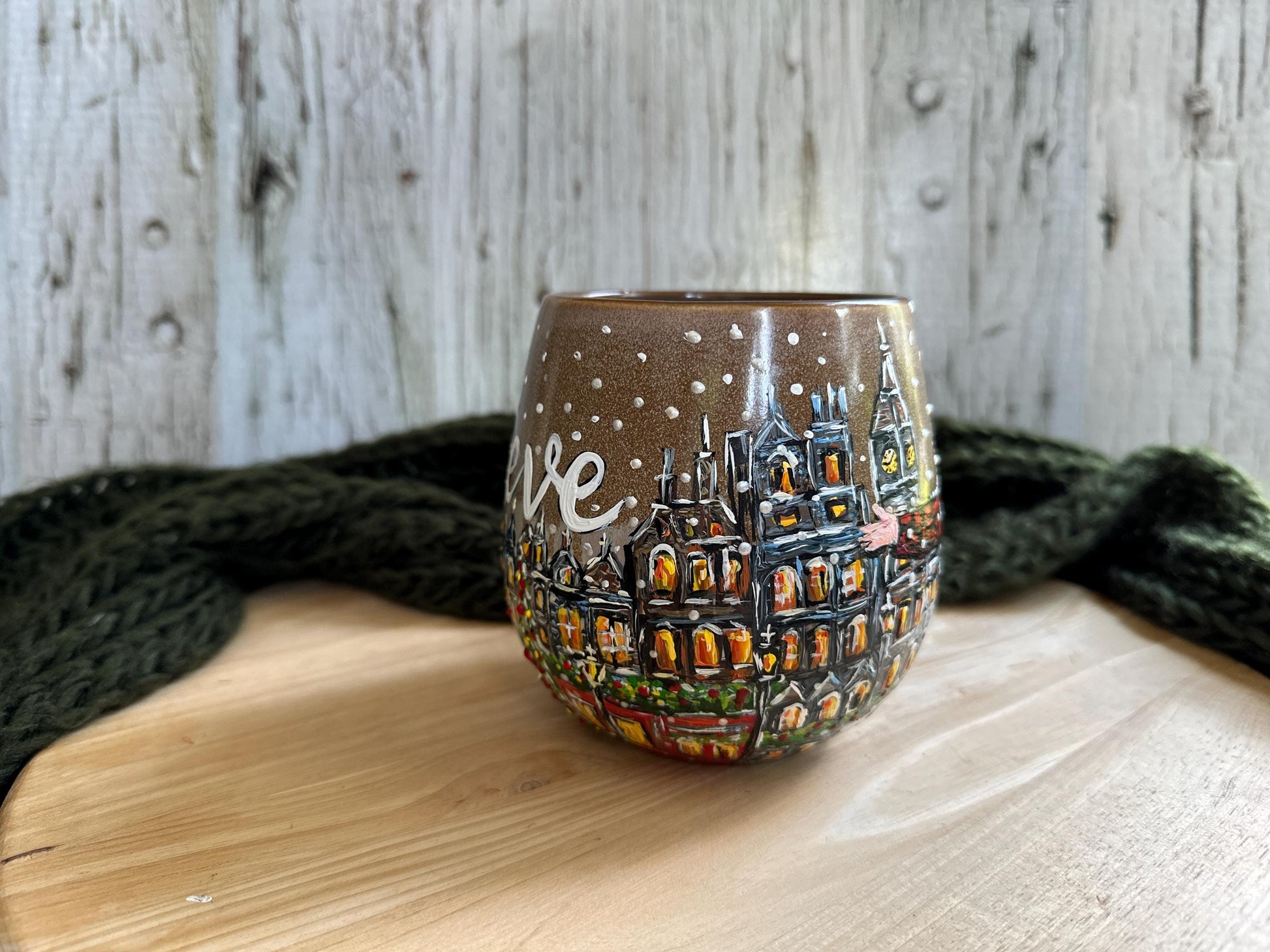 Hand Painted Portrait Mug: Custom Photo Ceramic Gift