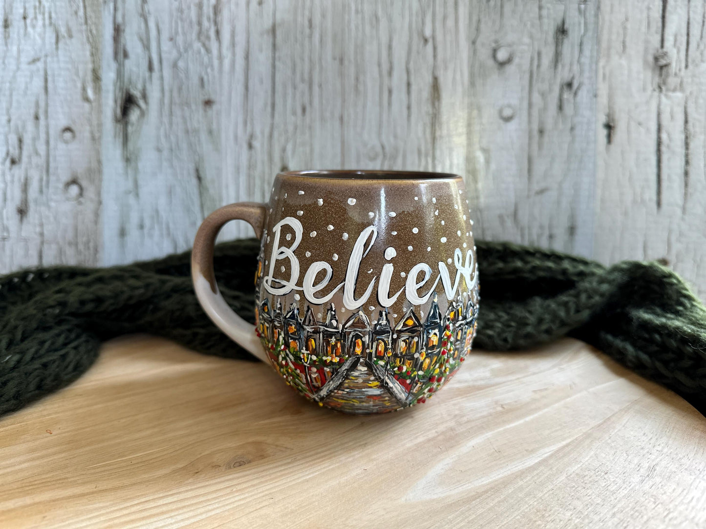 Hand Painted Portrait Mug: Custom Photo Ceramic Gift