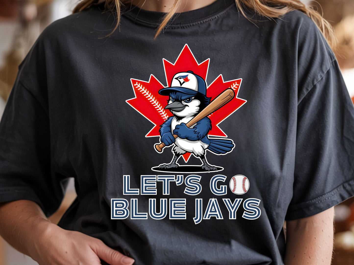 Digital Blue Jays PNG, Let's Go, Canada Flag Baseball, Champions, Baseball Game Day, Baseball Mom, Blue Jays Lover Gift, Cubs World Series