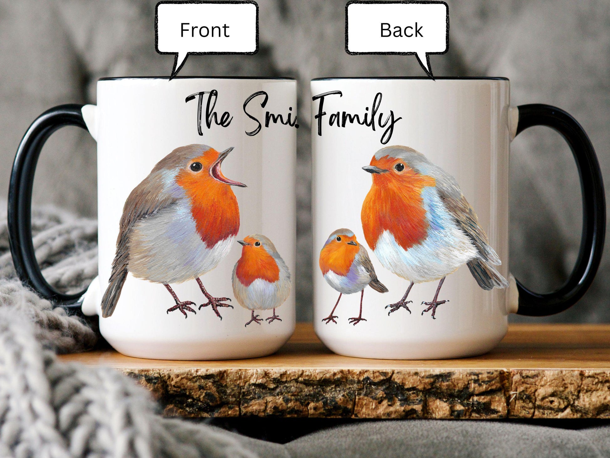 Personalized Robin Mug