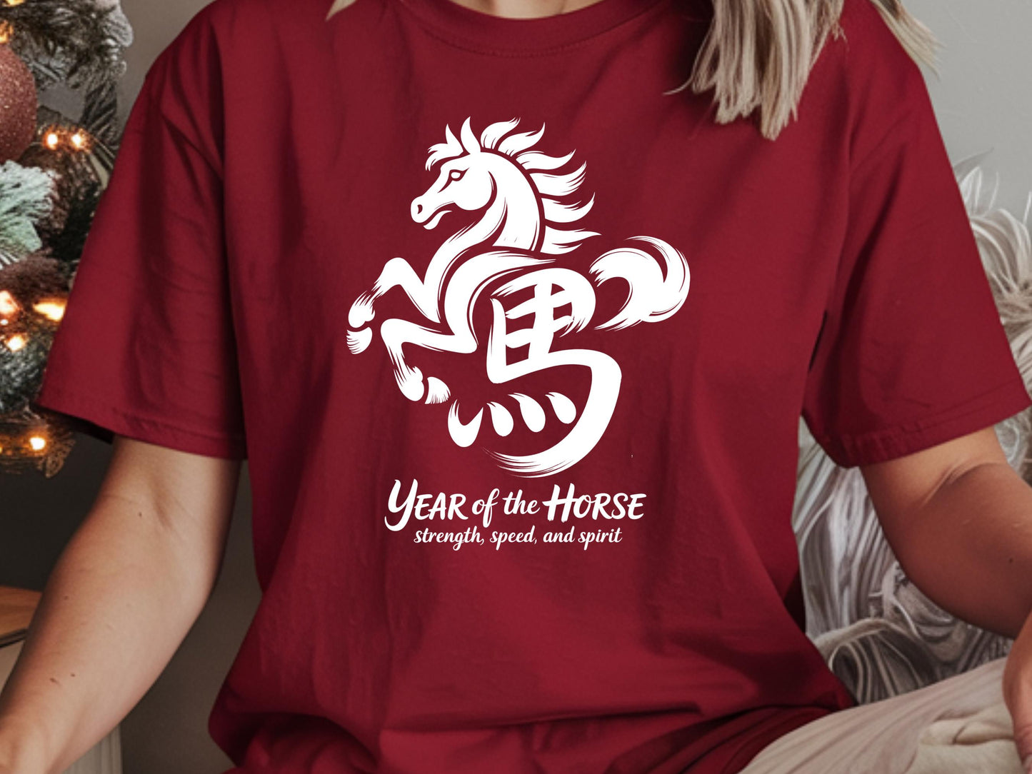 Digital Horse PNG, Chinese Horse New Year 2026, Horse Year, Chinese Zodiac, China New Year 2026, Lunar New Year Horse Gift, Horse Lover Gift