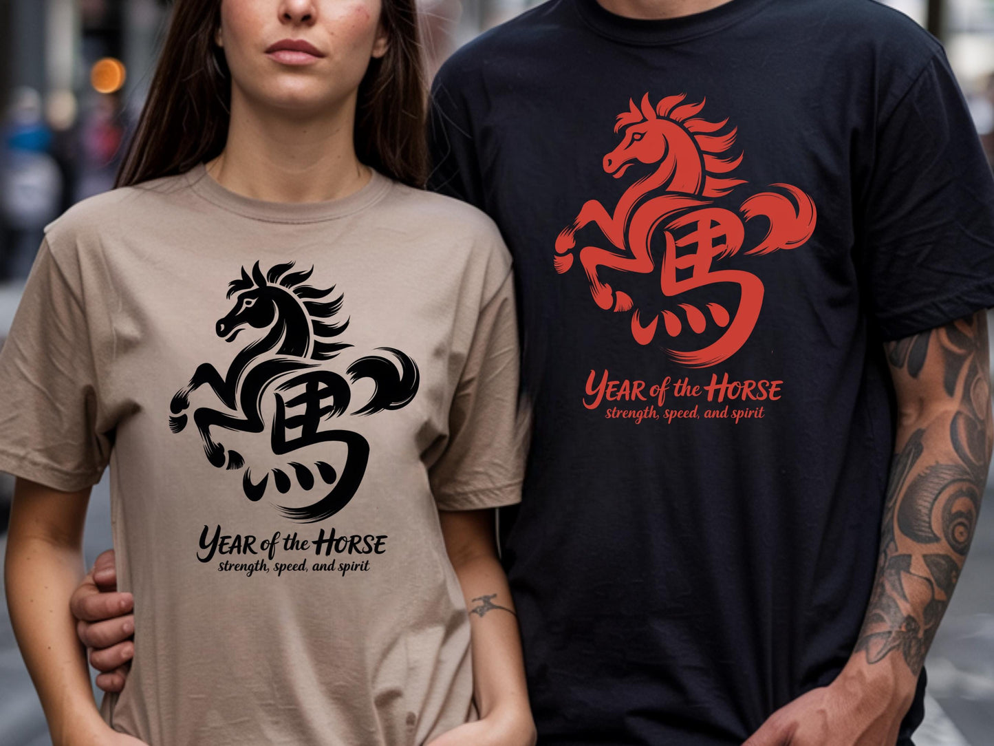Digital Horse PNG, Chinese Horse New Year 2026, Horse Year, Chinese Zodiac, China New Year 2026, Lunar New Year Horse Gift, Horse Lover Gift