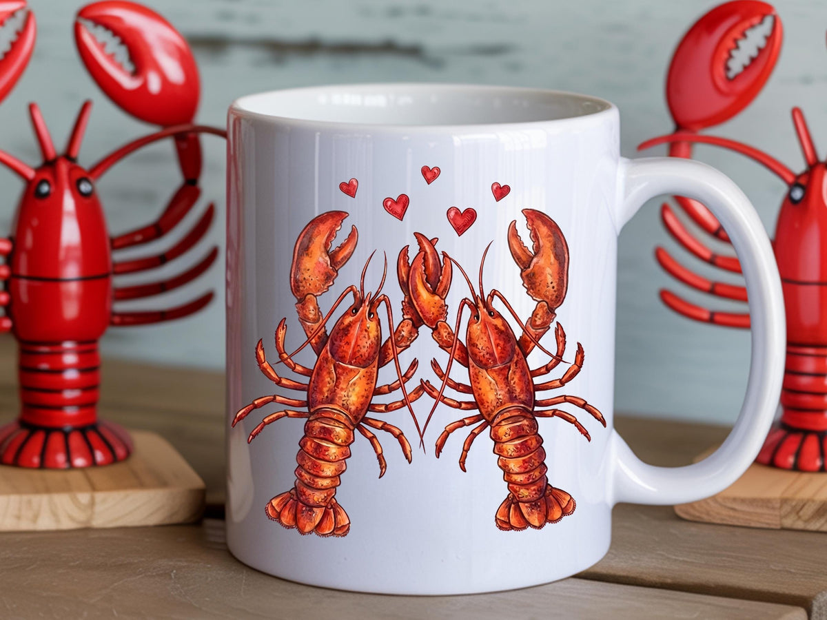Lobster Couple Mug