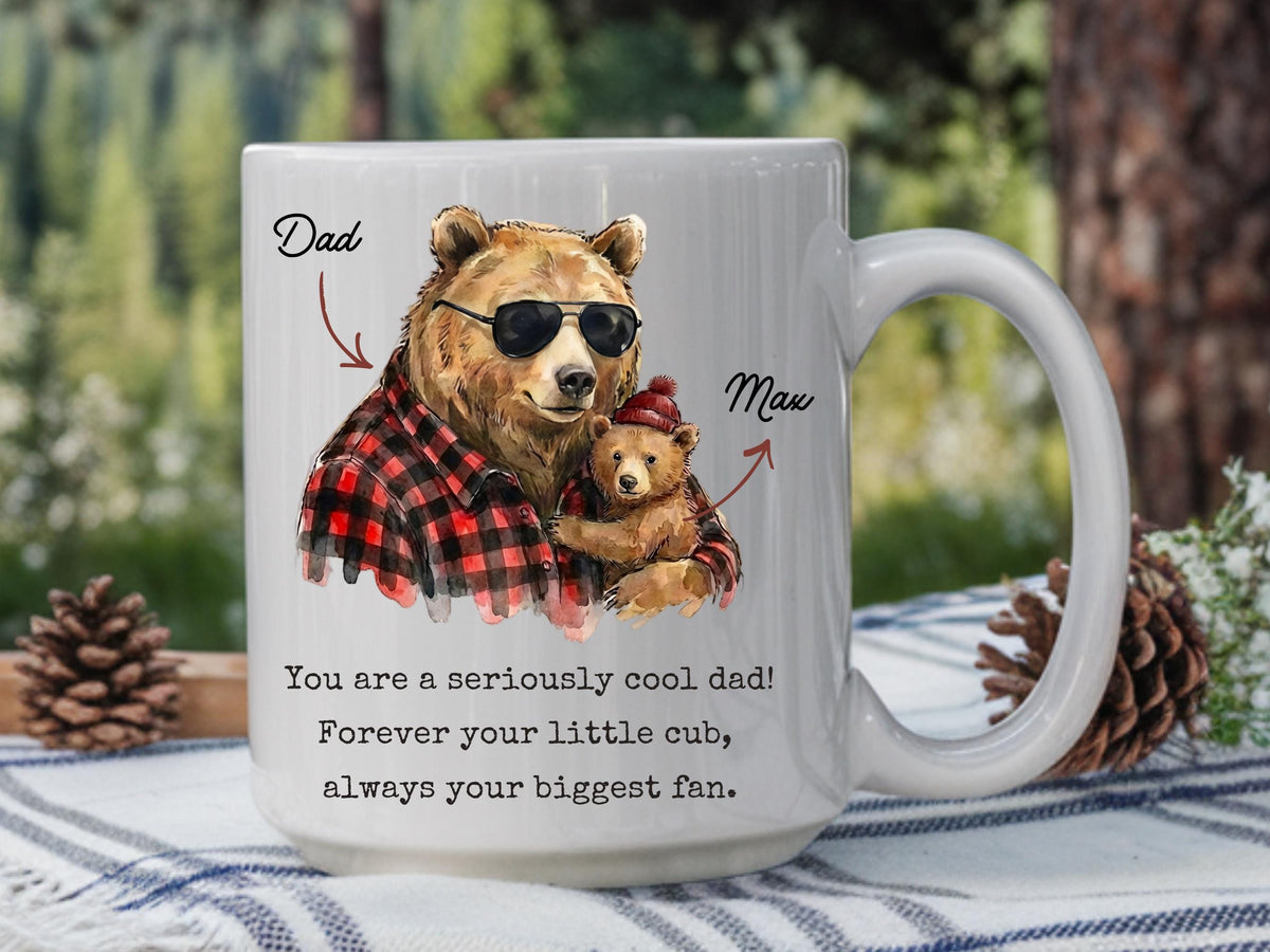 Daddy and Baby Cub Mug