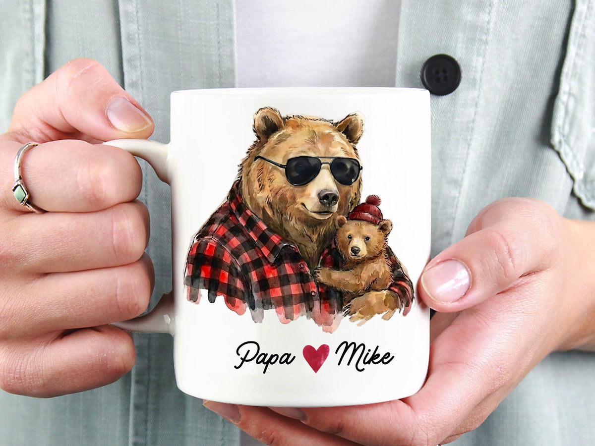 Daddy and Baby Cub Mug