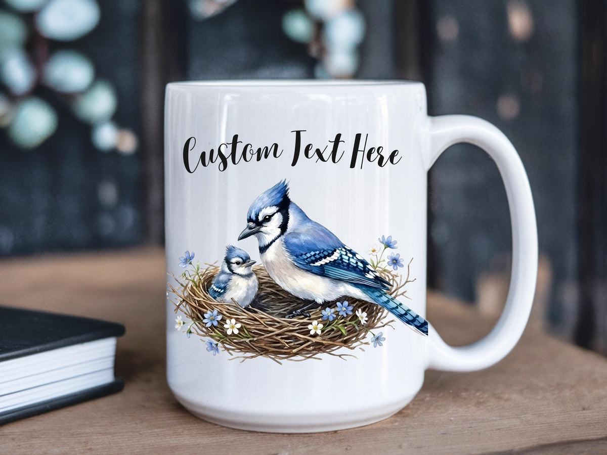 Blue Jay Mom Mug