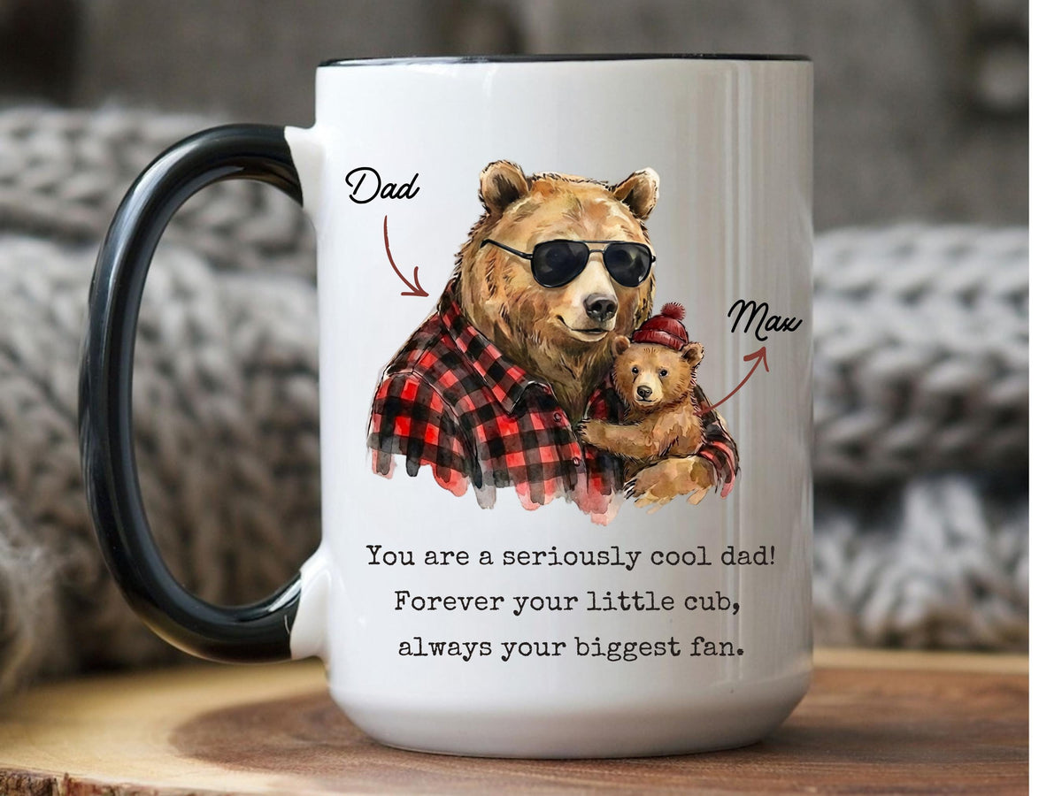 Daddy and Baby Cub Mug