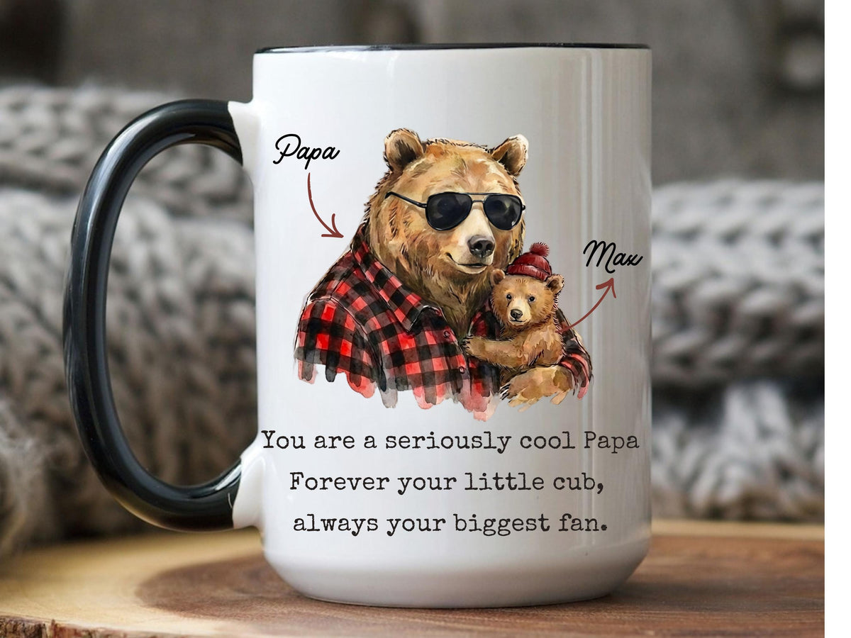 Daddy and Baby Cub Mug
