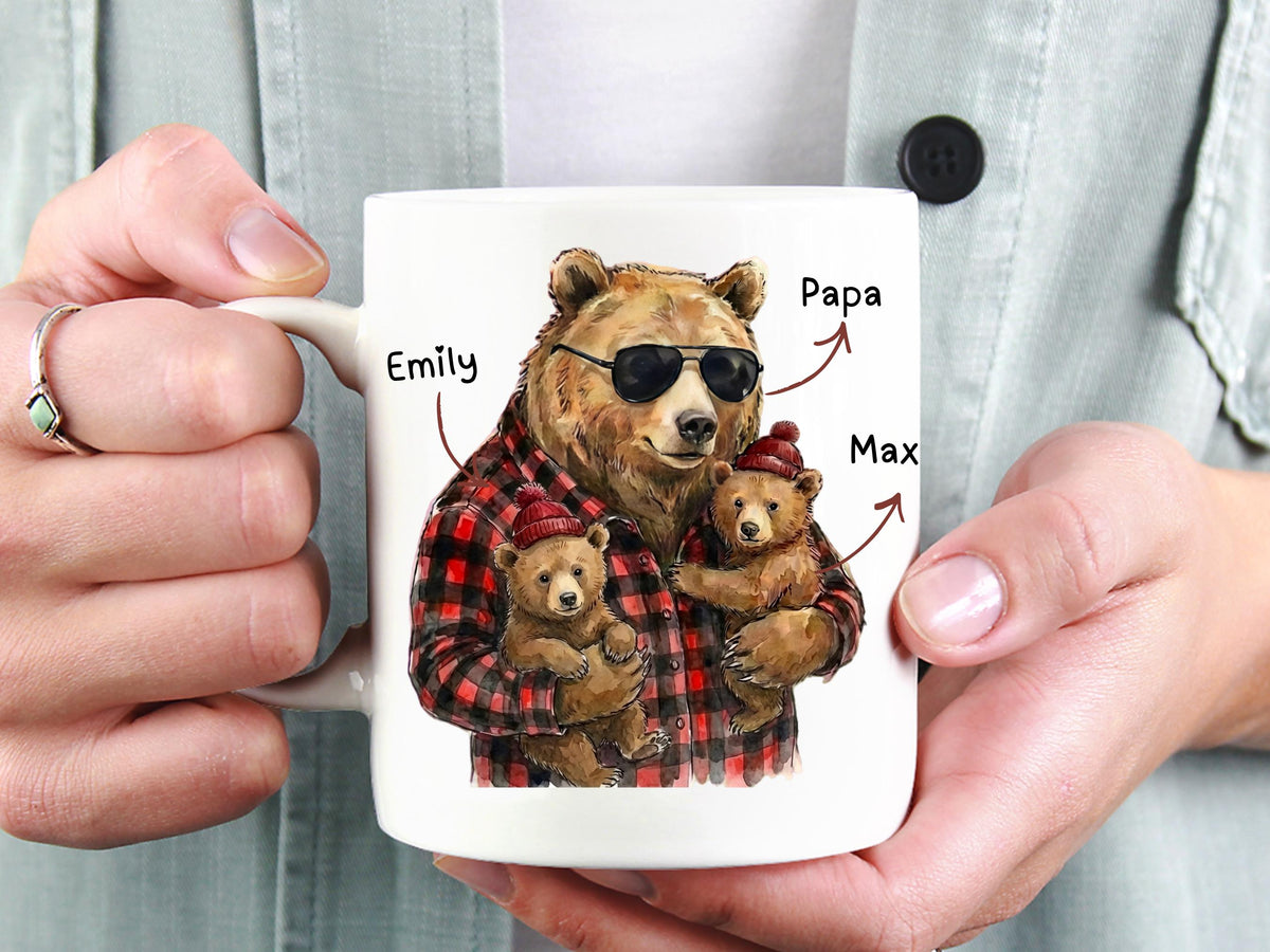 Daddy and Baby Cub Mug