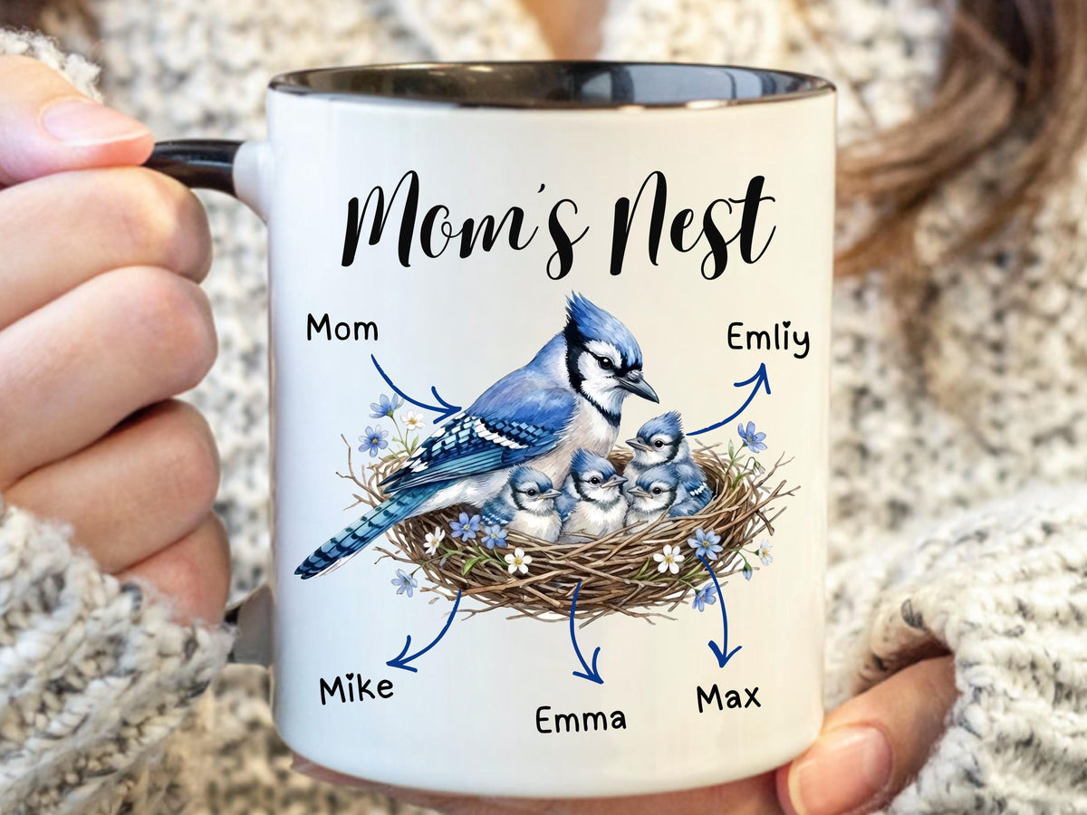 Blue Jay Mom Mug