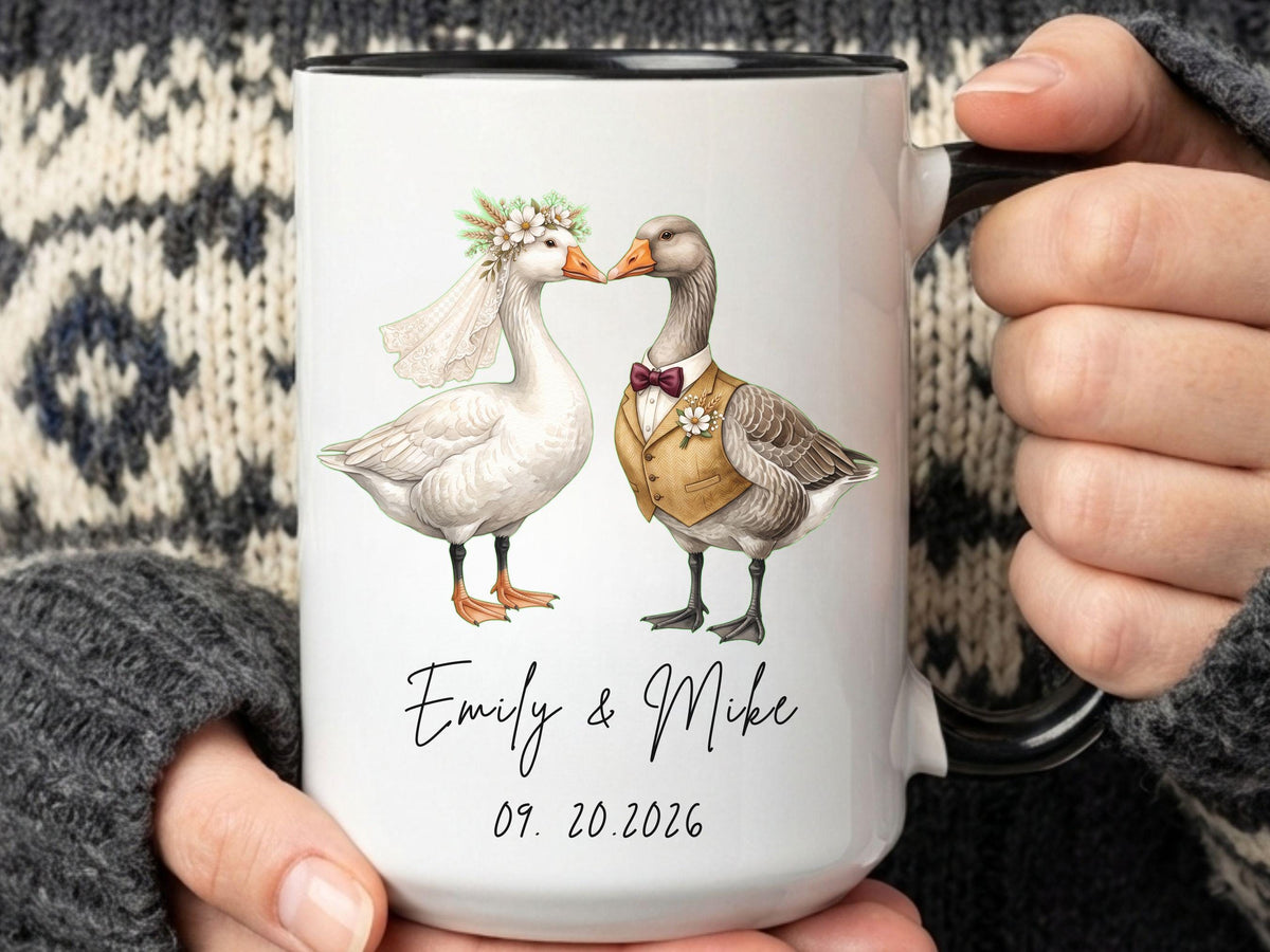 Silly Goose Wedding Mug