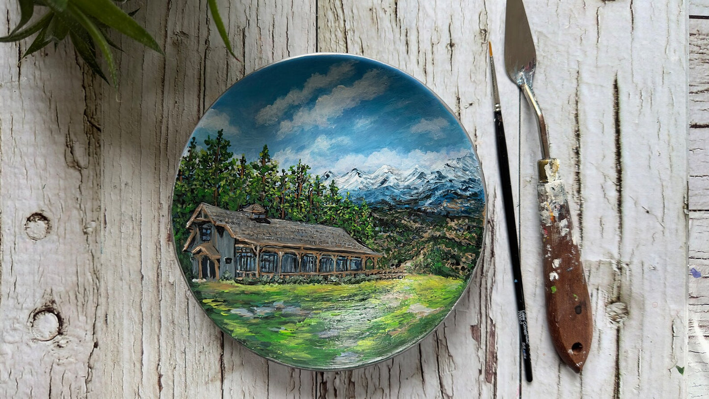 Hand Painted Custom Ring Dish, Engagement Gift for Couple