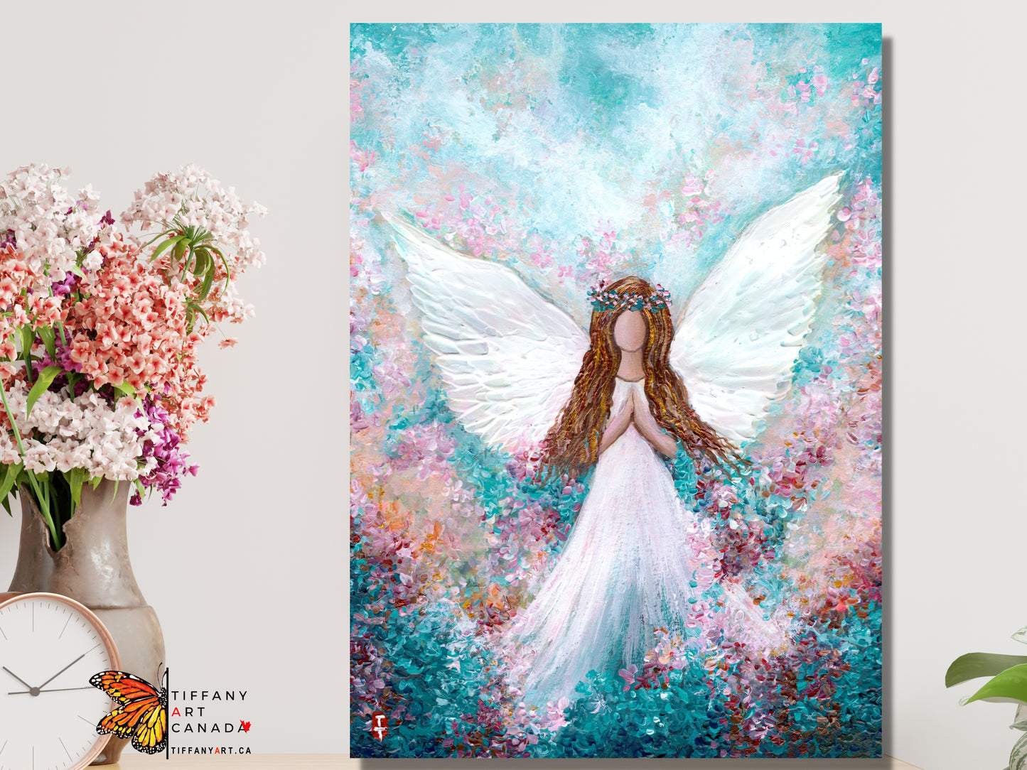 Original Angel Painting on Canvas