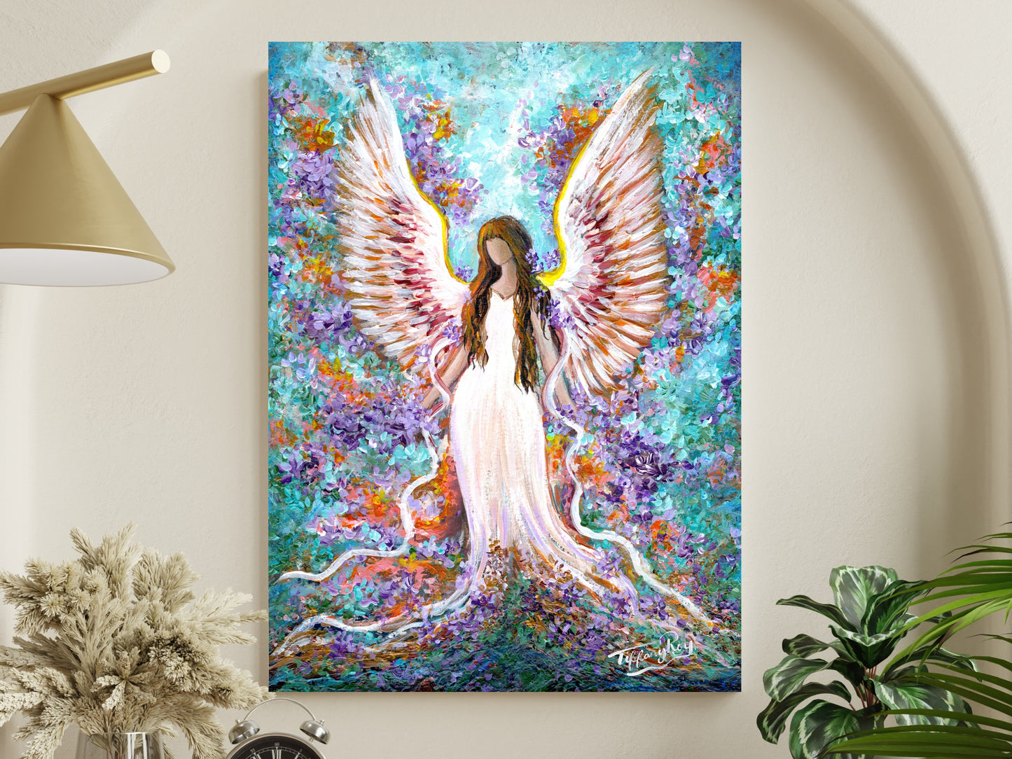 Abstract Angel painting