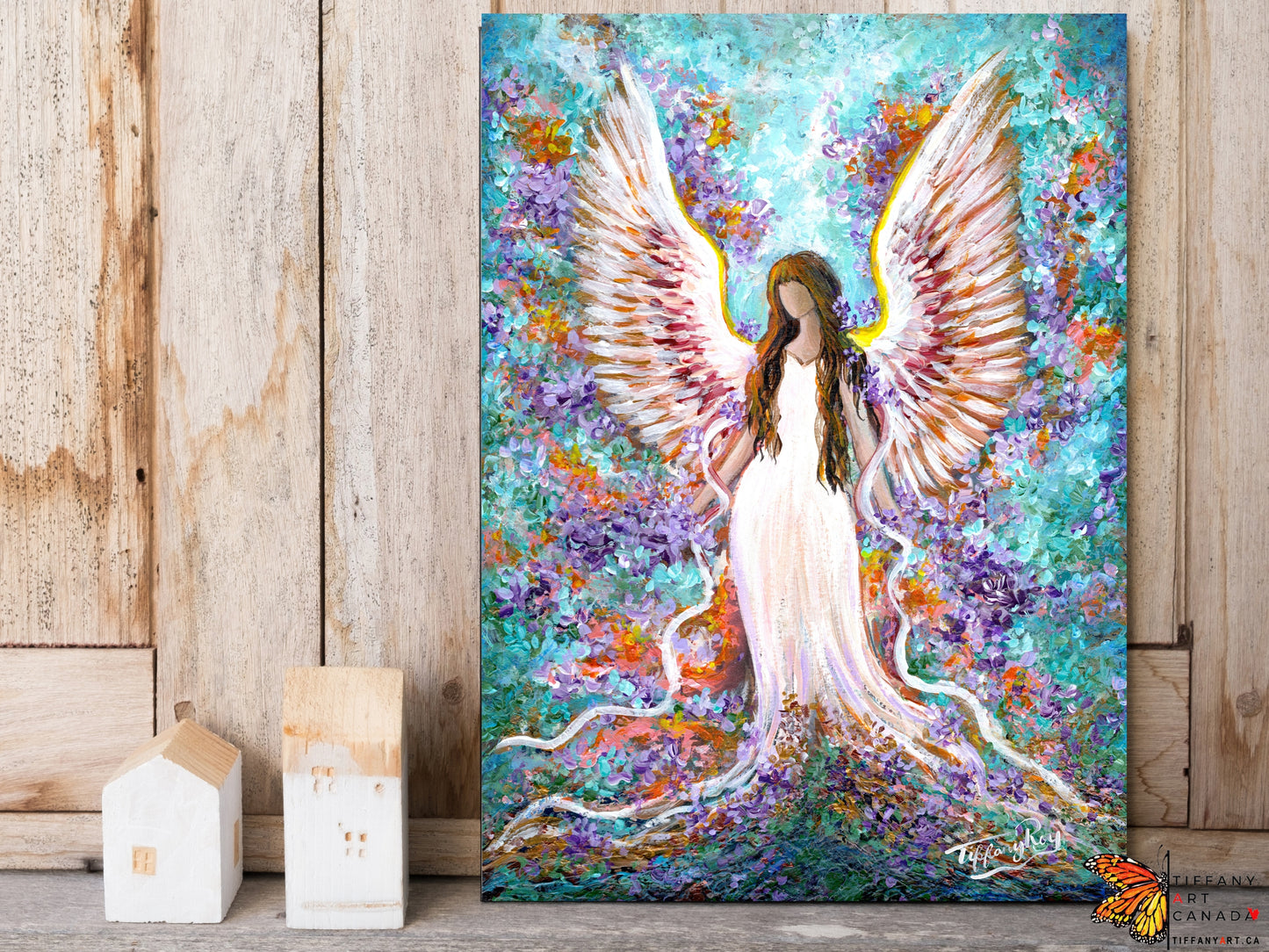 Abstract Angel painting