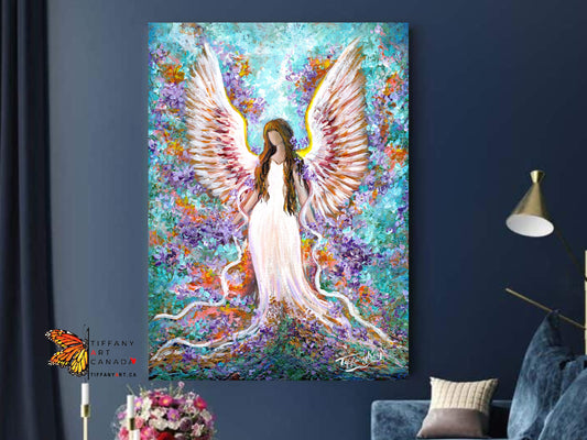 Abstract Angel painting