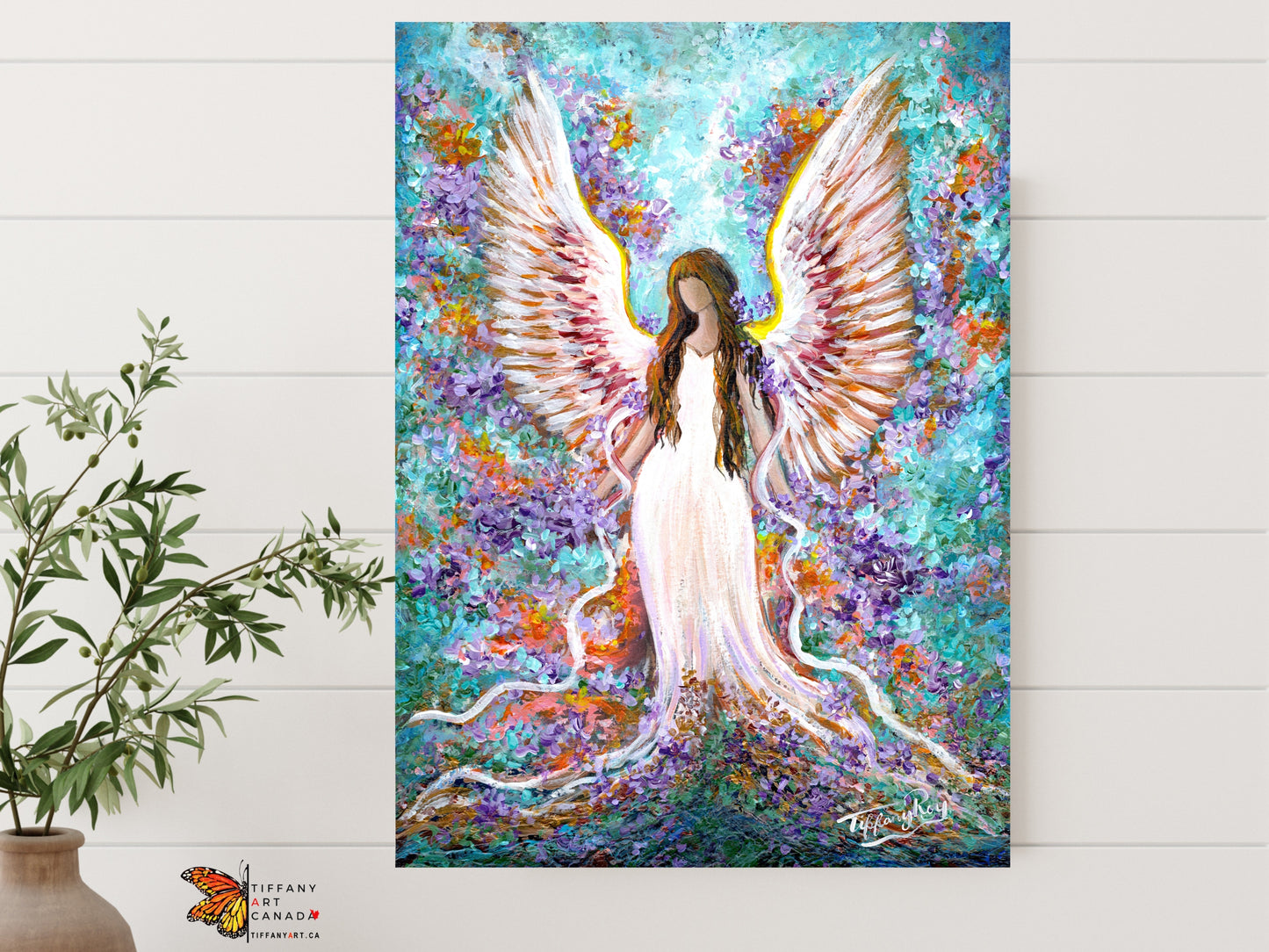 Abstract Angel painting