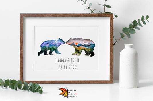 Bear Couple Print